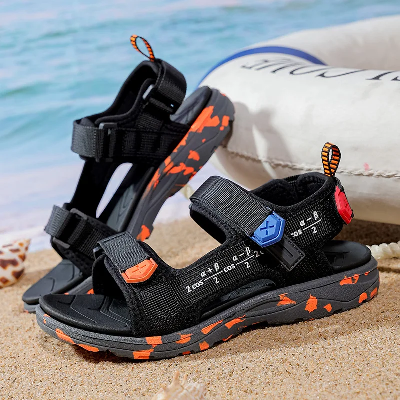Casual Boys Sandals Breathable Beach Shoes for Students Designer Soft Sole Toddler Sandals
Casual Boys Sandals Breathable Beach Shoes for Students Designer Soft Sole Toddler Sandals