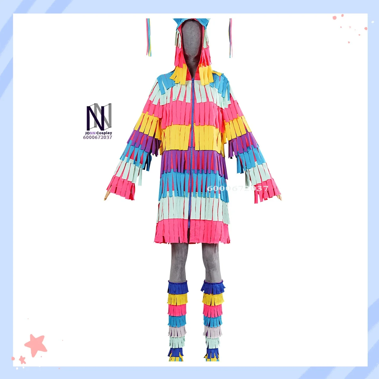 Mexican Easter Egg Traditions Cosplay Costume Pinata Colorful Onesie Stage Performance Women Men Adult ComicCon Halloween Party
Mexican Easter Egg Traditions Cosplay Costume Pinata Colorful Onesie Stage Performance Women Men Adult ComicCon Halloween Party
