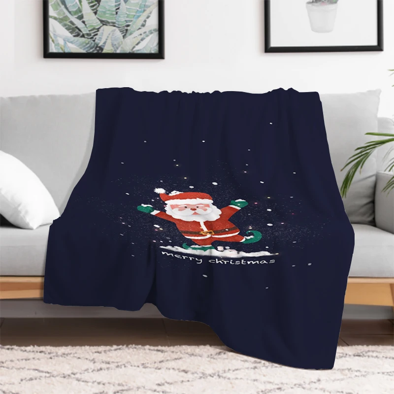 Cute Santa Claus blanket cartoon high-definition flannel fluffy camping blanket children's sofa blanket Christmas gift
Cute Santa Claus blanket cartoon high-definition flannel fluffy camping blanket children's sofa blanket Christmas gift