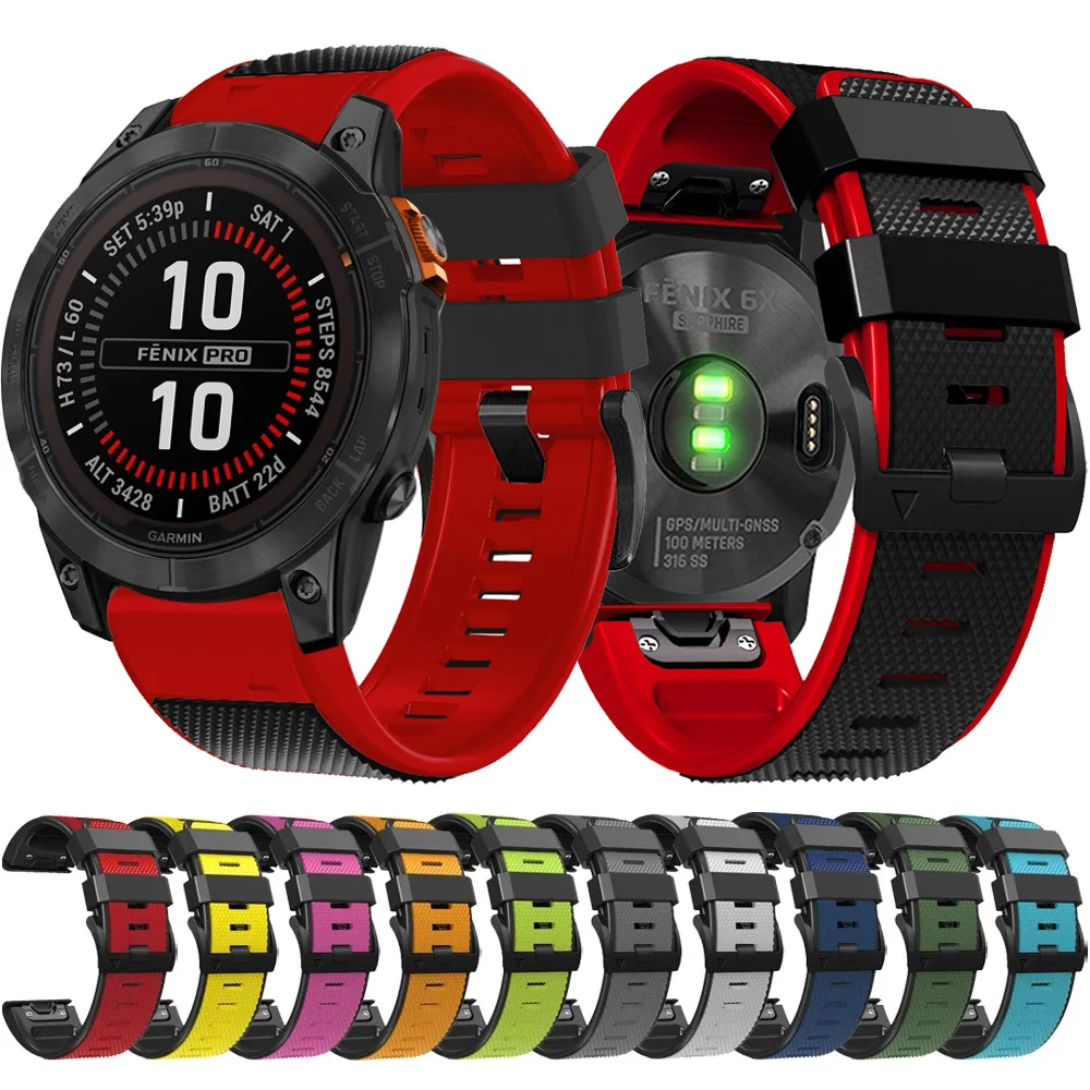 For Garmin Fenix 7X 7 Pro 6X 6 Pro Sapphire Solar 5 5X Plus Epix Pro Gen 2 Tactix 7 Pro Quickfit 26mm 22mm Band Strap Bracelet
For Garmin Fenix 7X 7 Pro 6X 6 Pro Sapphire Solar 5 5X Plus Epix Pro Gen 2 Tactix 7 Pro Quickfit 26mm 22mm Band Strap Bracelet