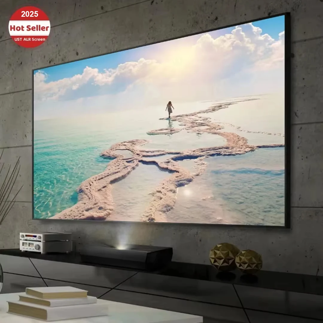High-Quality 92"~150" T-Prism 4K/8K UHD Home Theater Ambient Light Rejecting 16:9 Fixed Frame Ultra Short Throw Projector Screen
High-Quality 92"~150" T-Prism 4K/8K UHD Home Theater Ambient Light Rejecting 16:9 Fixed Frame Ultra Short Throw Projector Screen