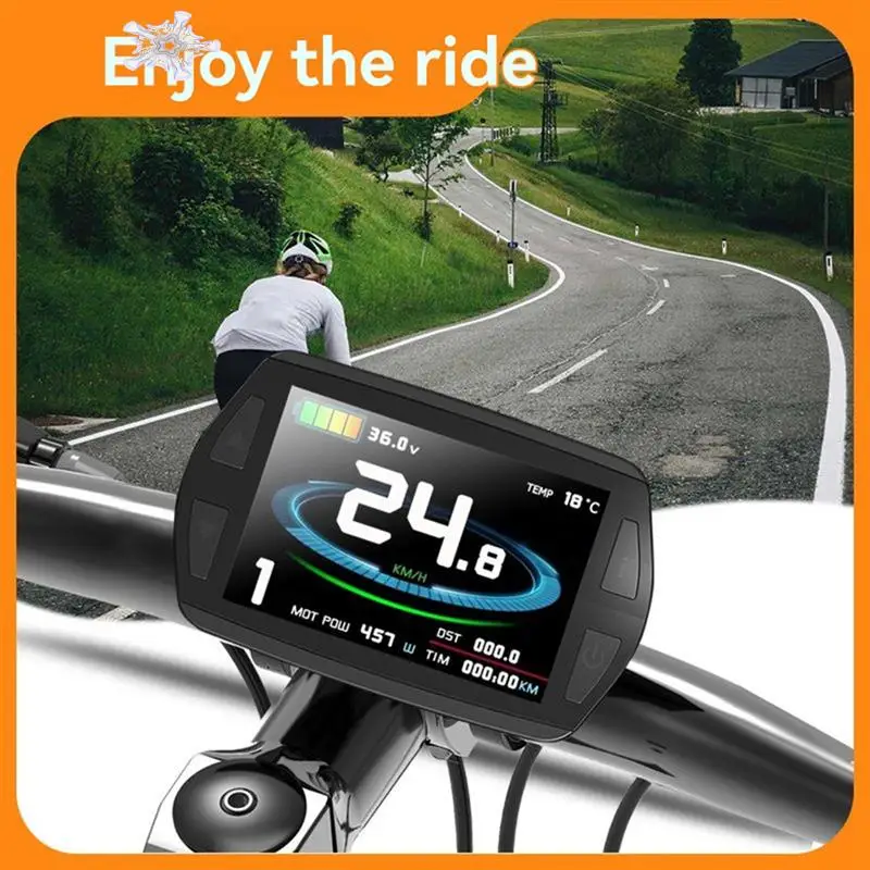 KT-8YU KT Ebike Color LCD Display Meter 24V 36V 48V SM Connection Ebike Intelligent Display
KT-8YU KT Ebike Color LCD Display Meter 24V 36V 48V SM Connection Ebike Intelligent Display