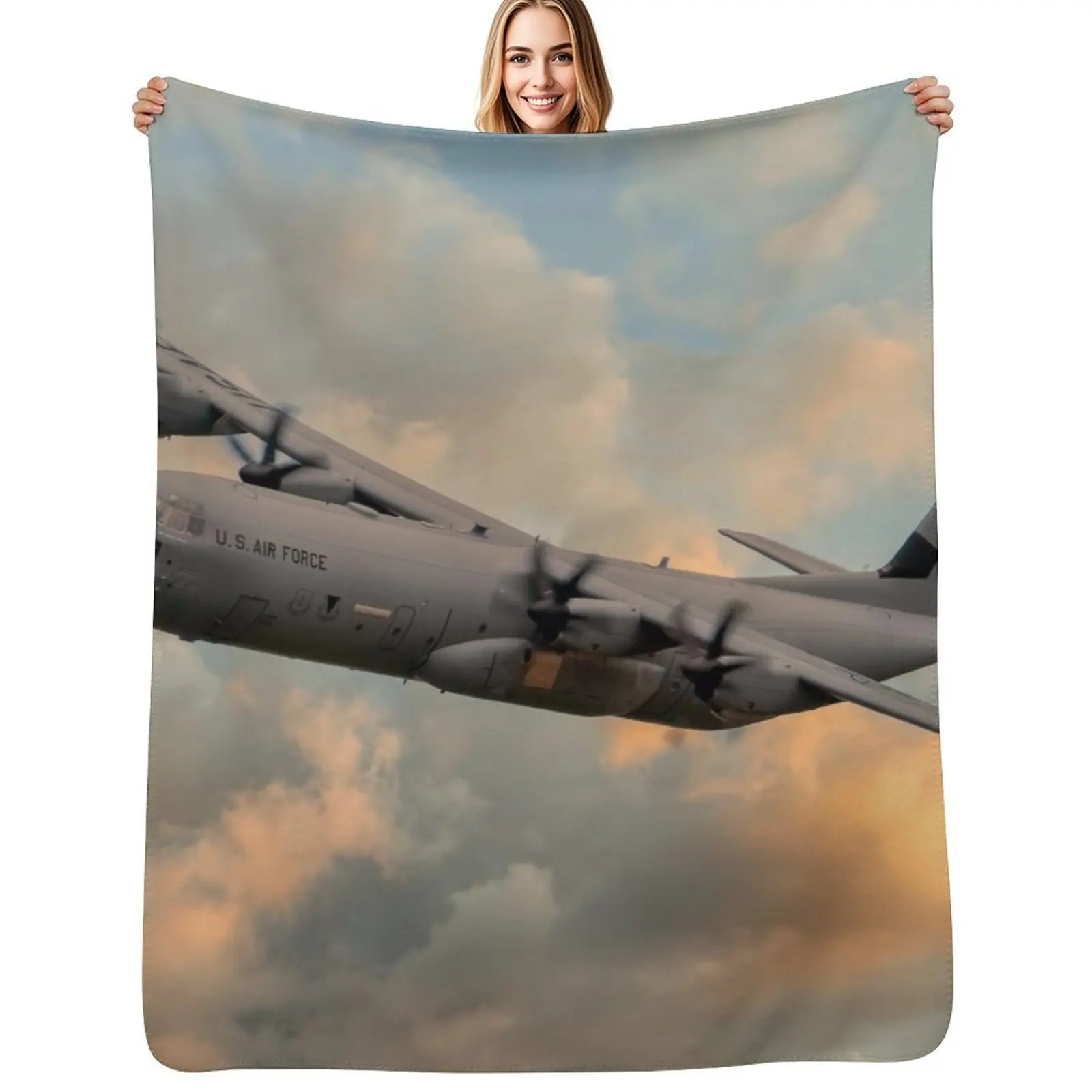USAF C-130 Hercules Throw Blanket Weighted For Baby wednesday Camping Blankets 
USAF C-130 Hercules Throw Blanket Weighted For Baby wednesday Camping Blankets
