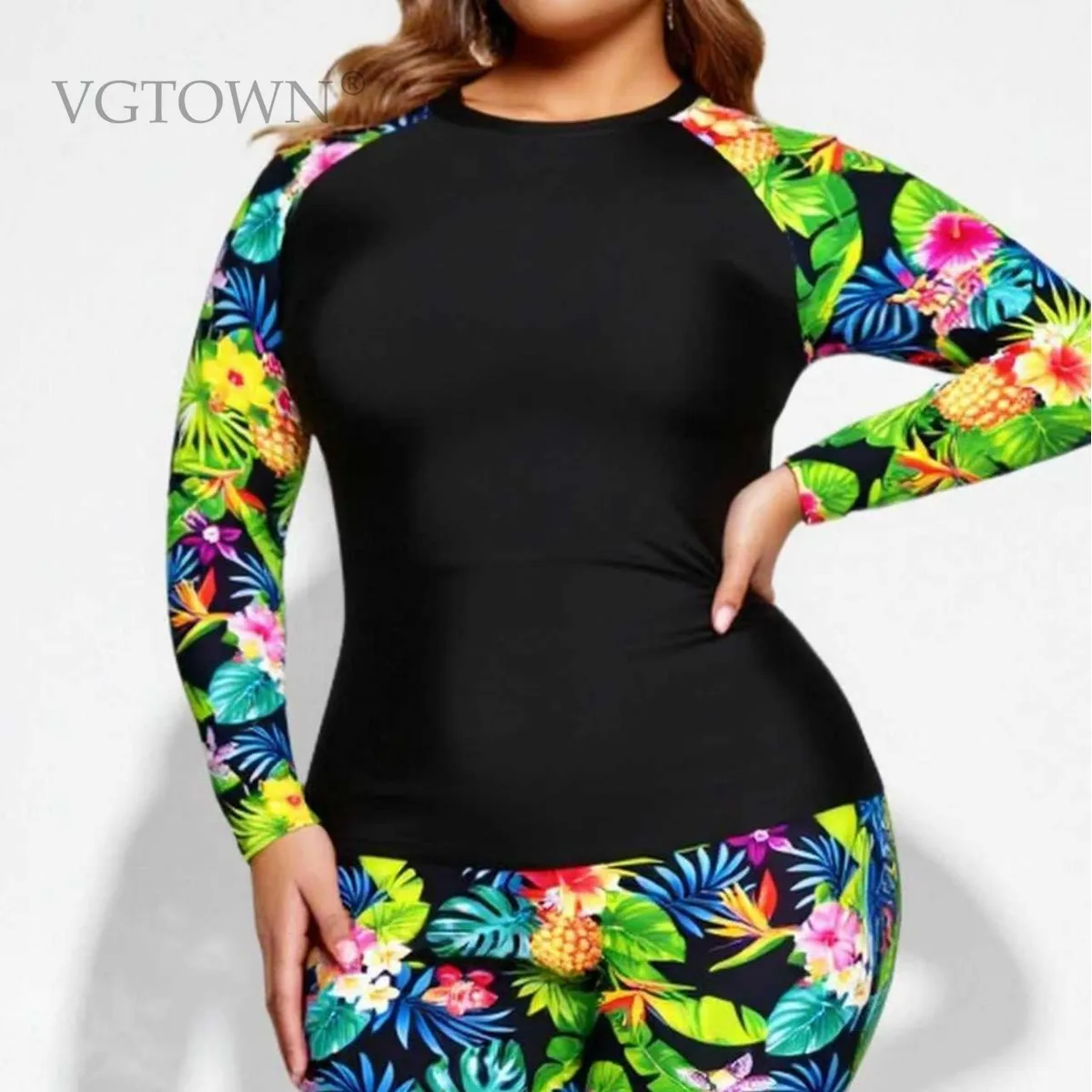2026 New Print Patchwork 2 Piece Plus Size 8XL Tankini Women Strapped High Waist Curvy Swimsuit Beach Lady Big Bathing Suit
2026 New Print Patchwork 2 Piece Plus Size 8XL Tankini Women Strapped High Waist Curvy Swimsuit Beach Lady Big Bathing Suit
