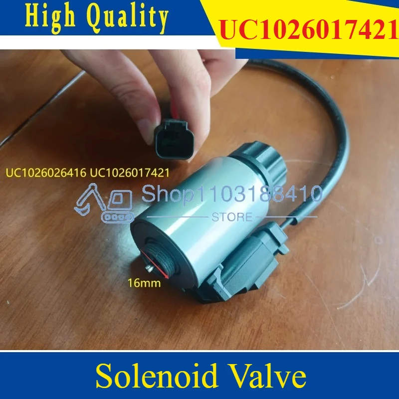 Wheel Loaders Accessories WA150-5 WA200-5 WA250-5 WA320-5 Solenoid Valve UC1026017421 For Komatsu loader spare parts accessories
Wheel Loaders Accessories WA150-5 WA200-5 WA250-5 WA320-5 Solenoid Valve UC1026017421 For Komatsu loader spare parts accessories
