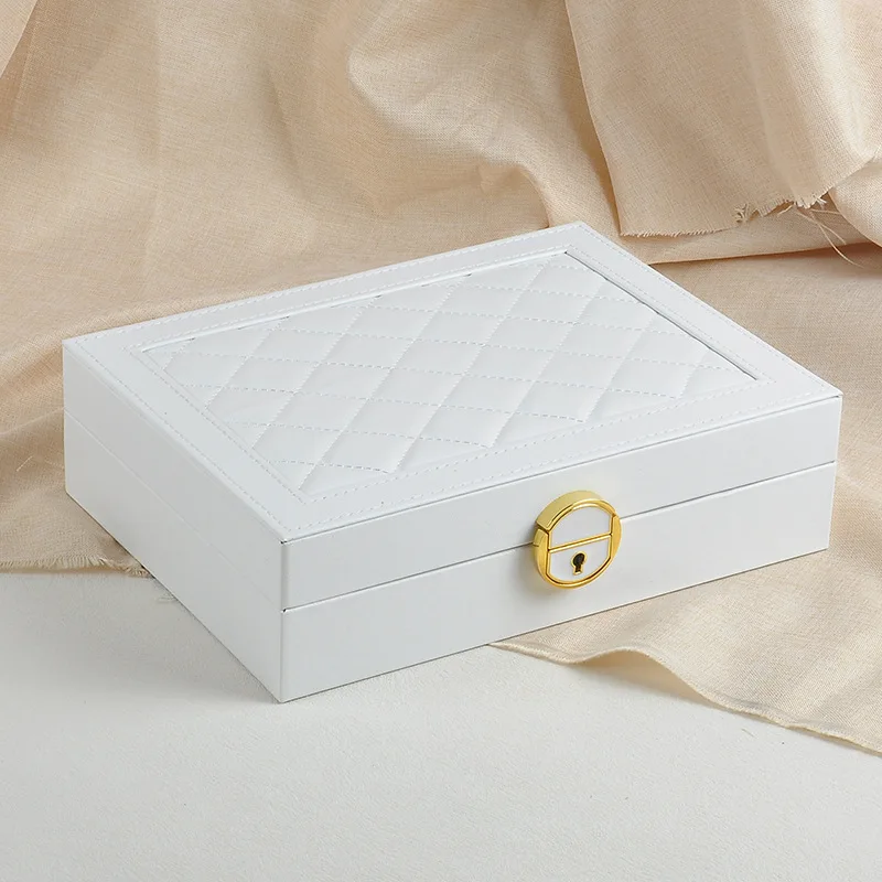 Современная роскошная кожаная шкатулка для драгоценностей, ящик для хранения, украшения для дома
Современная роскошная кожаная шкатулка для драгоценностей, ящик для хранения, украшения для дома