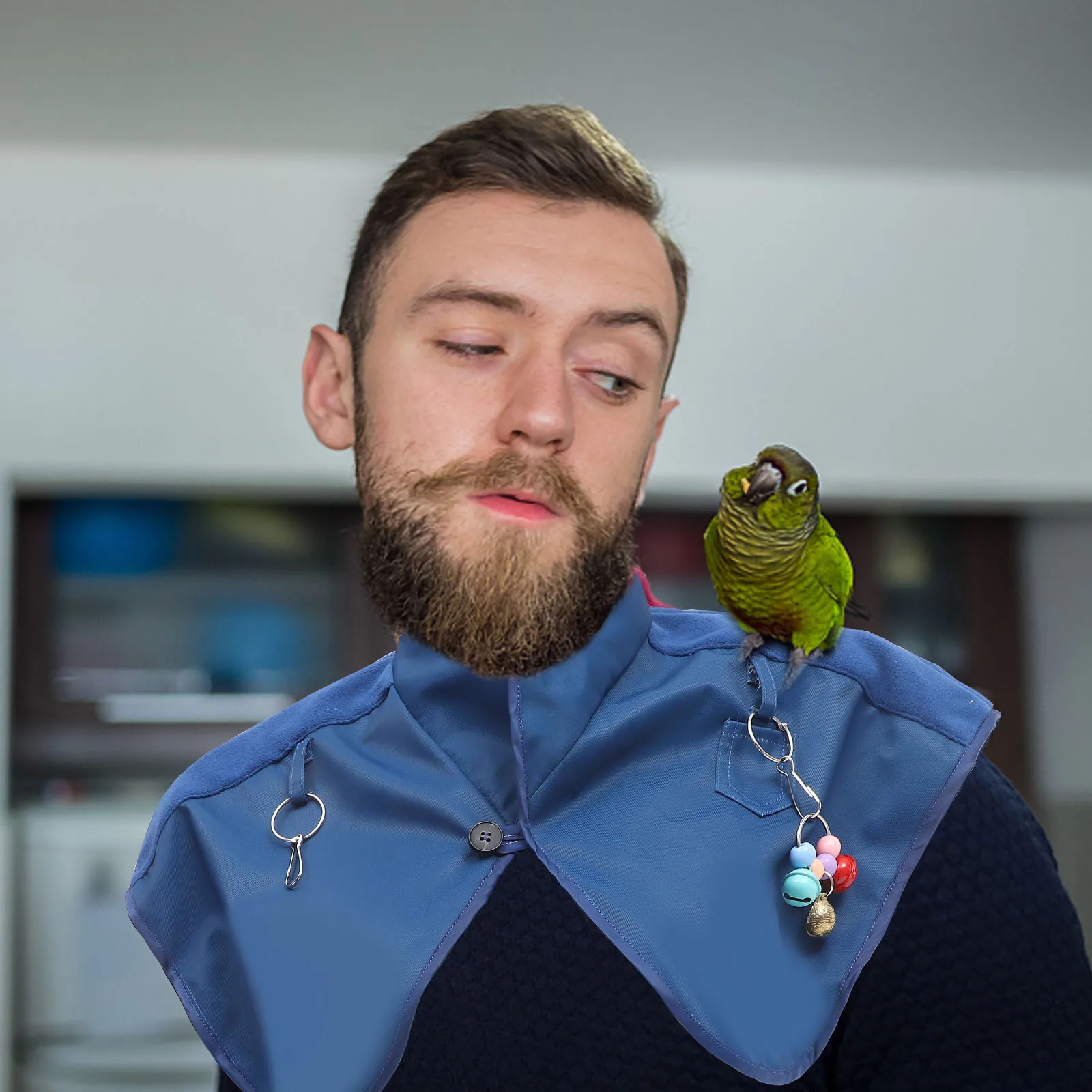 Parrot Anti-Scratch Shoulder Protector Thick Cotton Linen Shawl Outdoor Bird Training Cover Bird Clothes Protector
Parrot Anti-Scratch Shoulder Protector Thick Cotton Linen Shawl Outdoor Bird Training Cover Bird Clothes Protector