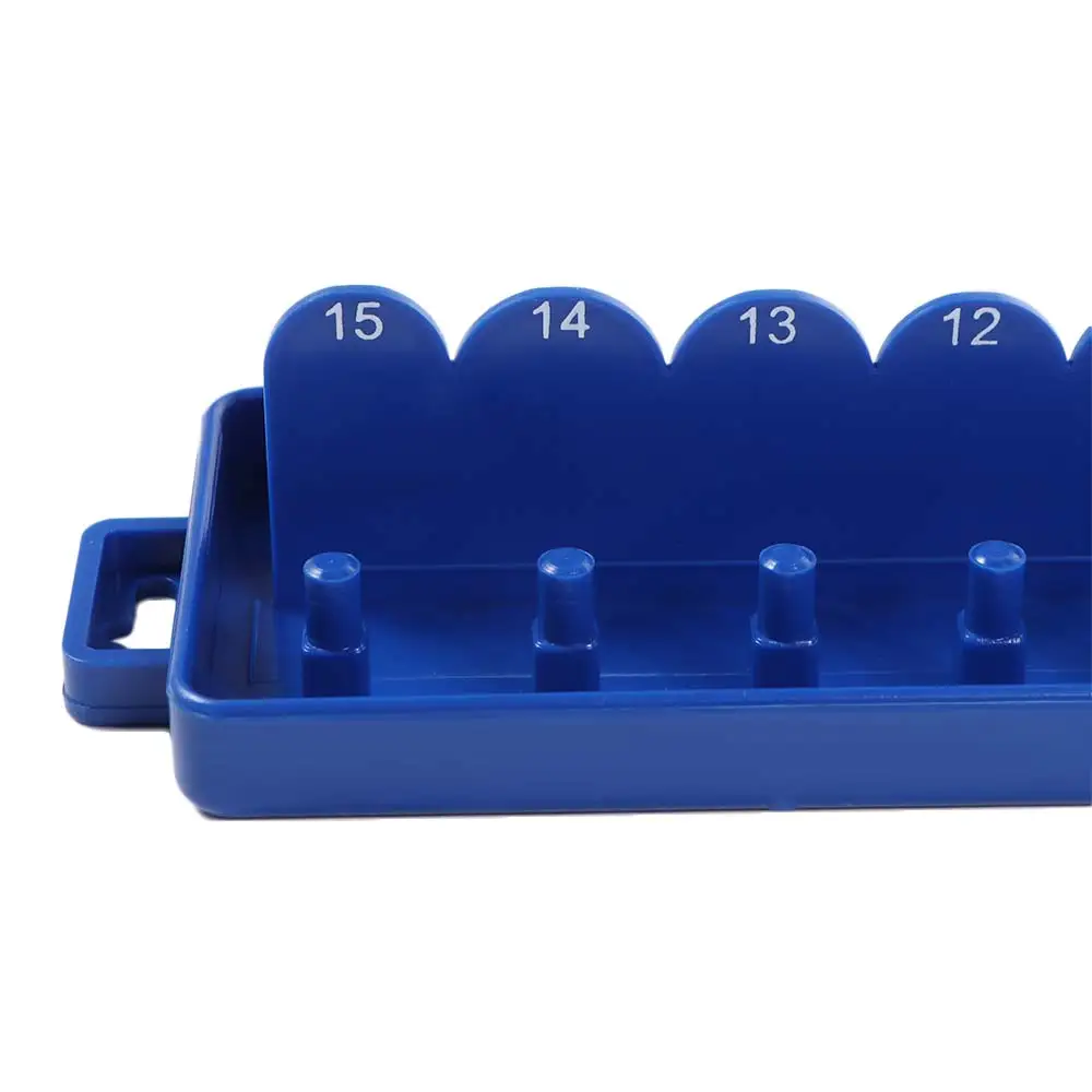 Blue Color Socket Organizer Plastic Material 1/4 Inch Socket Rack Metric Size Practical Design Tool Organizer Daily Necessities
Blue Color Socket Organizer Plastic Material 1/4 Inch Socket Rack Metric Size Practical Design Tool Organizer Daily Necessities