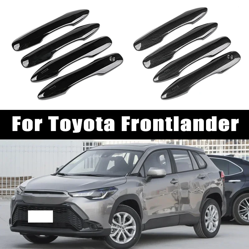 Carbon Fiber Chrome Car Door Handle Cover Scratch Protective Accessories For Toyota Frontlander 2022 2023 2024
Carbon Fiber Chrome Car Door Handle Cover Scratch Protective Accessories For Toyota Frontlander 2022 2023 2024
