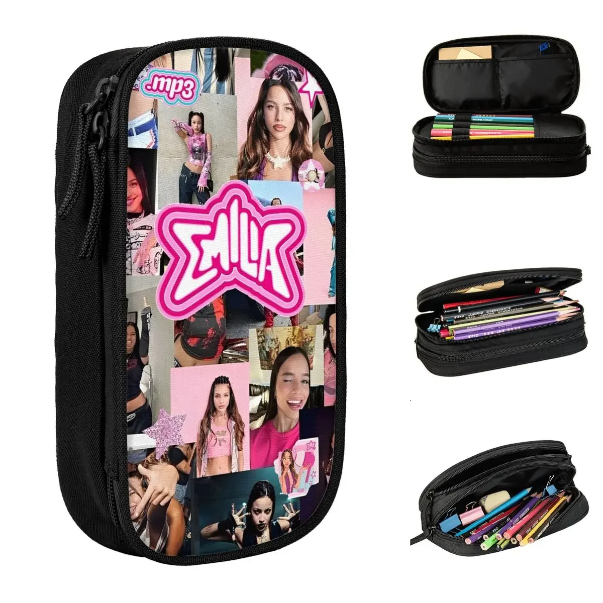 Fashion Emilia Argentina Singer Pencil Case Pencilcases Pen for Student Big Capacity Bags Office Gifts Stationery
Fashion Emilia Argentina Singer Pencil Case Pencilcases Pen for Student Big Capacity Bags Office Gifts Stationery