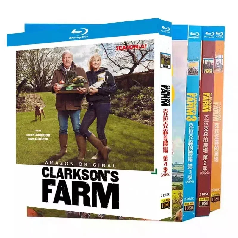 Clarkson's Farm Season (1-4) 8-Disc New Sealed Box Set Blu-ray disc
Clarkson's Farm Season (1-4) 8-Disc New Sealed Box Set Blu-ray disc