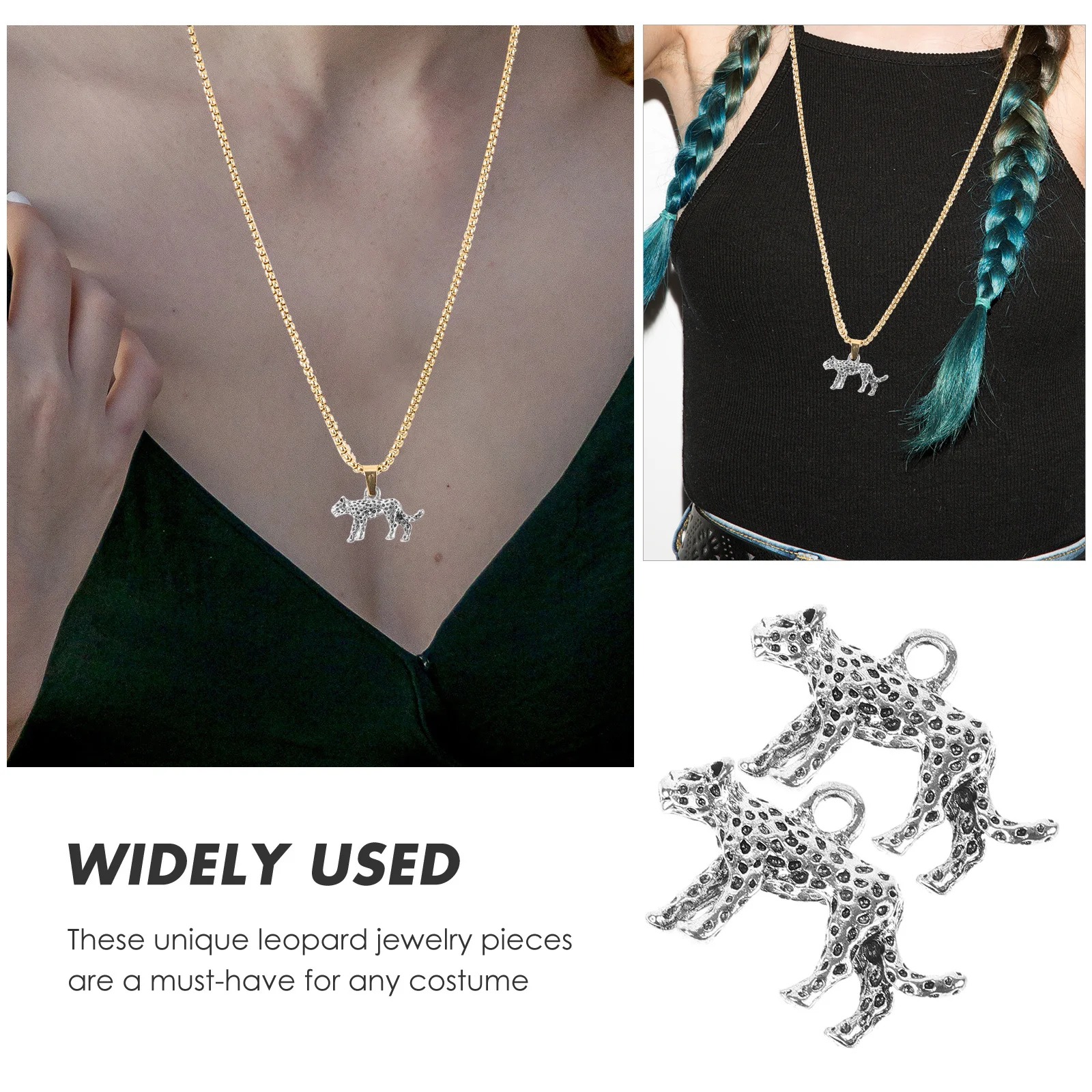 10Pcs 3D Leopard Charms DIY Jewelry Accessories Alloy Necklace Pendants Durable Mix Match Bracelet Charms Necklace Pendants
10Pcs 3D Leopard Charms DIY Jewelry Accessories Alloy Necklace Pendants Durable Mix Match Bracelet Charms Necklace Pendants