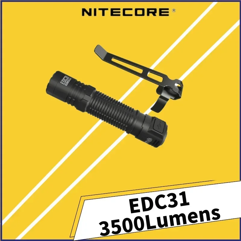 NITECORE EDC31 3500 люмен для улицы/кемпинга, фонарик EDC USB-C, перезаряжаемая встроенная батарея 3800 мАч
NITECORE EDC31 3500 люмен для улицы/кемпинга, фонарик EDC USB-C, перезаряжаемая встроенная батарея 3800 мАч