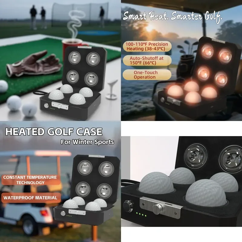 【CHIMU HOME】 High Quality Cordless Golf Ball Heater for Winter Sports with Heating and Overheat Protection for
【CHIMU HOME】 High Quality Cordless Golf Ball Heater for Winter Sports with Heating and Overheat Protection for