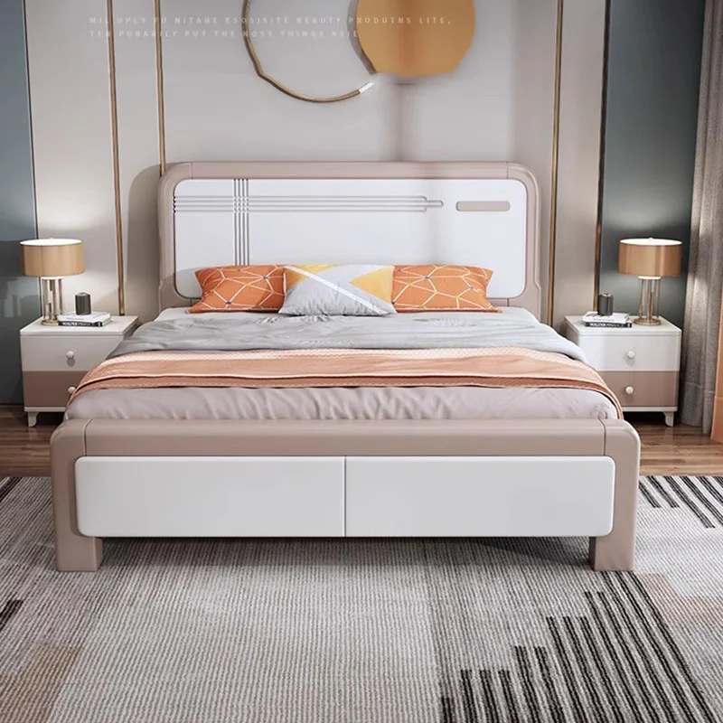 Storage Queen Massage Bed Bedroom Luxury Children Modern Floor Girls Multifunctional Bed Sleeping Muebles Lounge Suite Furniture
Storage Queen Massage Bed Bedroom Luxury Children Modern Floor Girls Multifunctional Bed Sleeping Muebles Lounge Suite Furniture