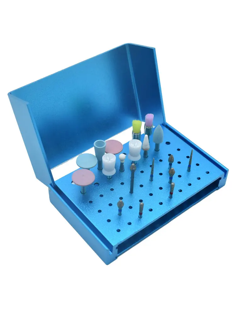 Dental 56 Holes Diamond Burs Endo Files Holder Box High Speed Bur Holder Box Material Metal Dentist Tool Dental Instrument
Dental 56 Holes Diamond Burs Endo Files Holder Box High Speed Bur Holder Box Material Metal Dentist Tool Dental Instrument