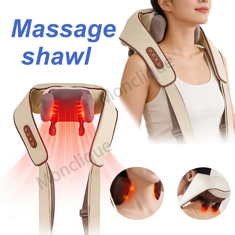Electric Neck Massager Trapezius Muscle Kneading Squeezing Heating Pillow Three-level Mode Relaxes Shoulders Stiff Back Muscles
Electric Neck Massager Trapezius Muscle Kneading Squeezing Heating Pillow Three-level Mode Relaxes Shoulders Stiff Back Muscles