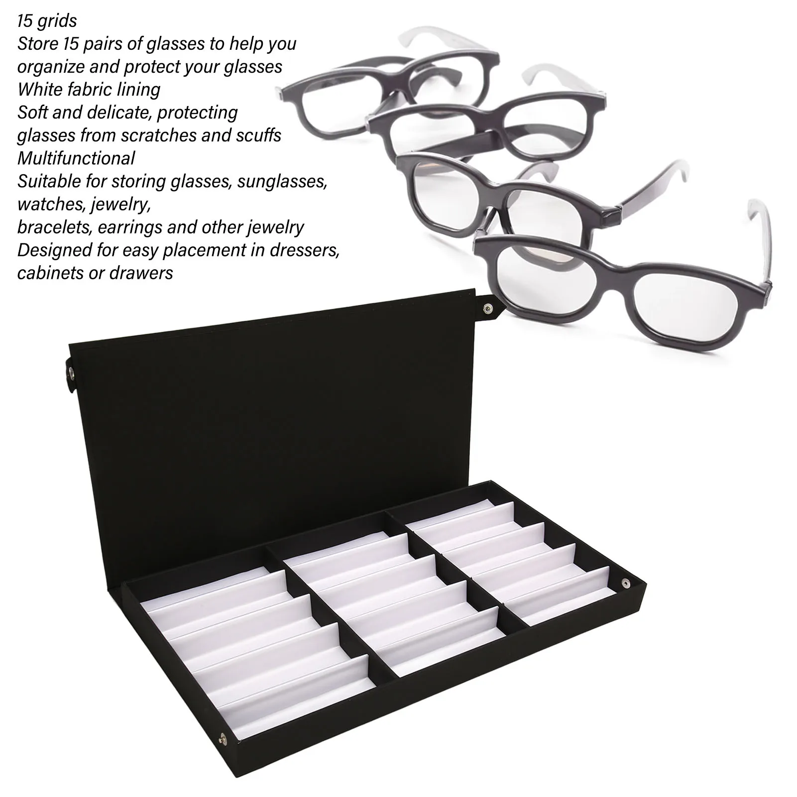 Органайзер для солнцезащитных очков, нейлоновая ткань, поднос для солнцезащитных очков, коллекция ювелирных изделий, отдельные отделения для комодов, сережек
Органайзер для солнцезащитных очков, нейлоновая ткань, поднос для солнцезащитных очков, коллекция ювелирных изделий, отдельные отделения для комодов, сережек