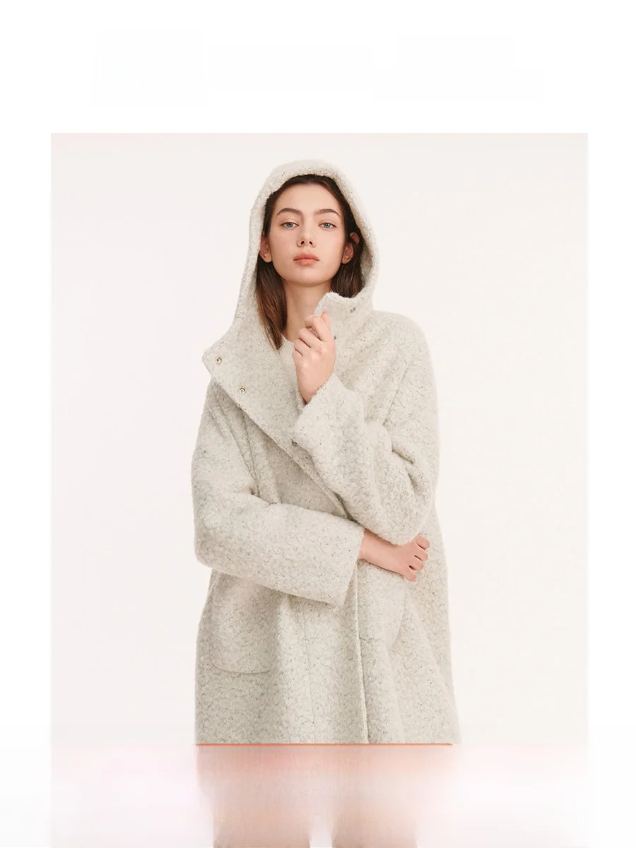 Двустороннее шерстяное пальто женское повседневное зимнее модное с капюшоном средней длины из твида, теплое, утолщенное, китайский бренд
Двустороннее шерстяное пальто женское повседневное зимнее модное с капюшоном средней длины из твида, теплое, утолщенное, китайский бренд