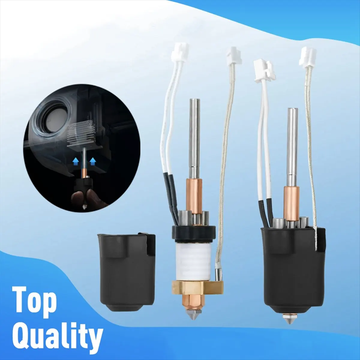 T69C! For Ender 3-V3 Hotend Kit High Flow Printing Ceramic Heating Head Kits Quick-Swap Nozzle Kit 3D Printer
T69C! For Ender 3-V3 Hotend Kit High Flow Printing Ceramic Heating Head Kits Quick-Swap Nozzle Kit 3D Printer