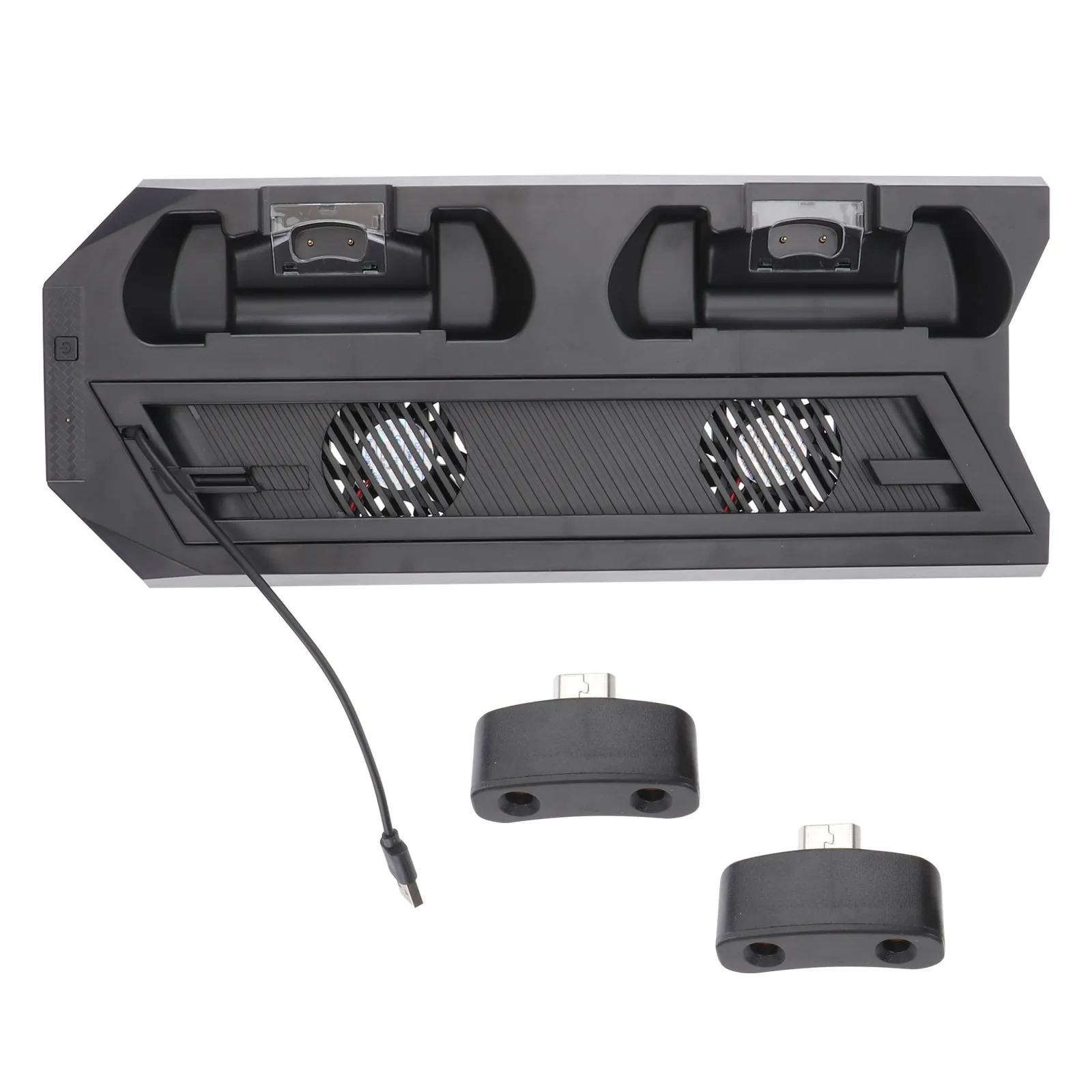Cooling Stand Base for Vertical Stand Dual Controller Charging Station Built-in Fans USB Hub Game Console Cooler
Cooling Stand Base for Vertical Stand Dual Controller Charging Station Built-in Fans USB Hub Game Console Cooler