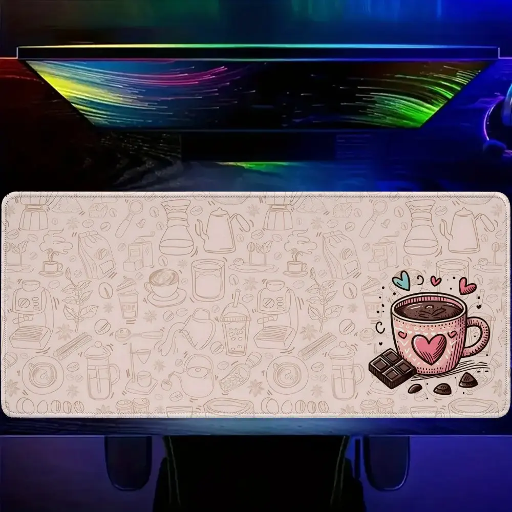 XXL Cute coffee Mouse Pad Non-Slip Rubber Gaming Pad Laptop Large Desk Mat Kawaii Desk Accessories Setup Gaming MousePad 900X400
XXL Cute coffee Mouse Pad Non-Slip Rubber Gaming Pad Laptop Large Desk Mat Kawaii Desk Accessories Setup Gaming MousePad 900X400