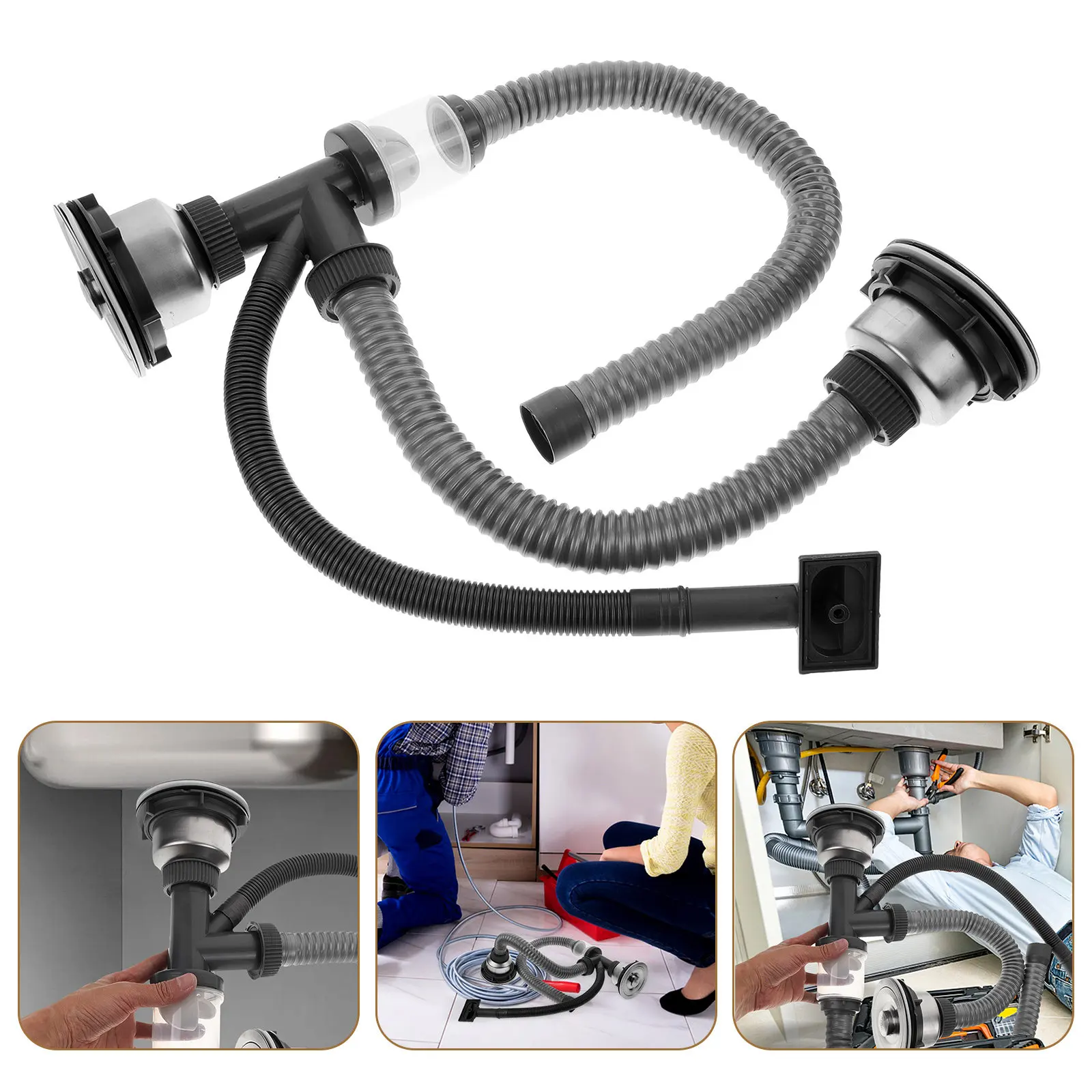 Anti-odor Drainage Set Kitchen Sink Pipe Bathroom Strainer Washbasin Waste Fittings Durable Practical Easy Install Prevent Odor
Anti-odor Drainage Set Kitchen Sink Pipe Bathroom Strainer Washbasin Waste Fittings Durable Practical Easy Install Prevent Odor
