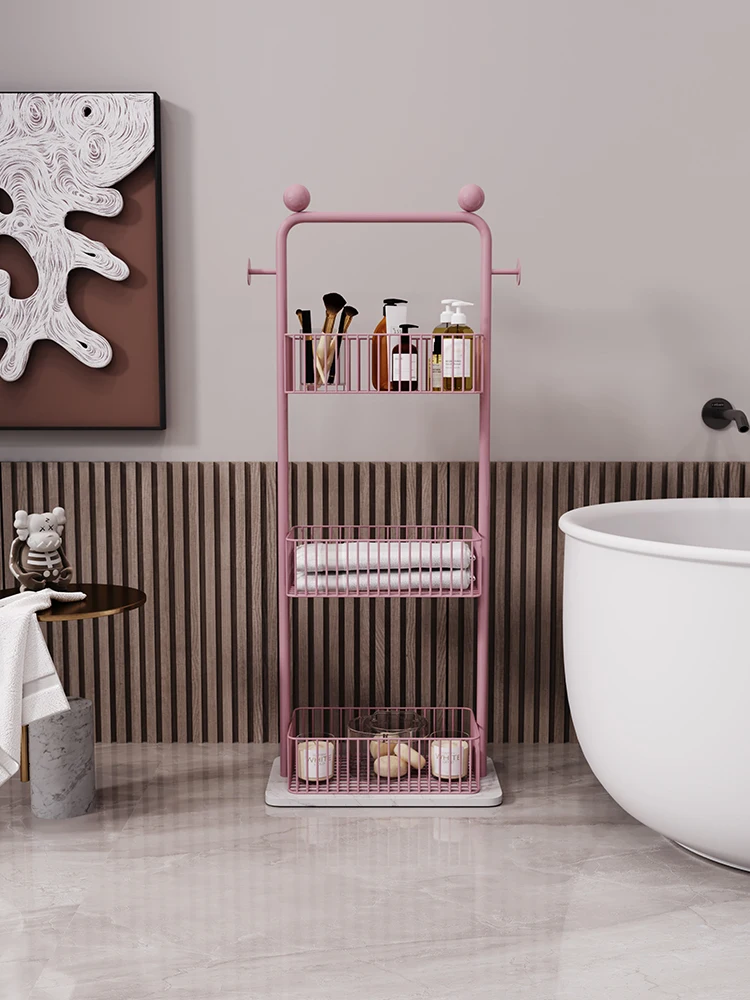 Bathroom storage rack Floor-to-ceiling multi-layer toilet, toilet, living room multi-functional storage basket shelf
Bathroom storage rack Floor-to-ceiling multi-layer toilet, toilet, living room multi-functional storage basket shelf