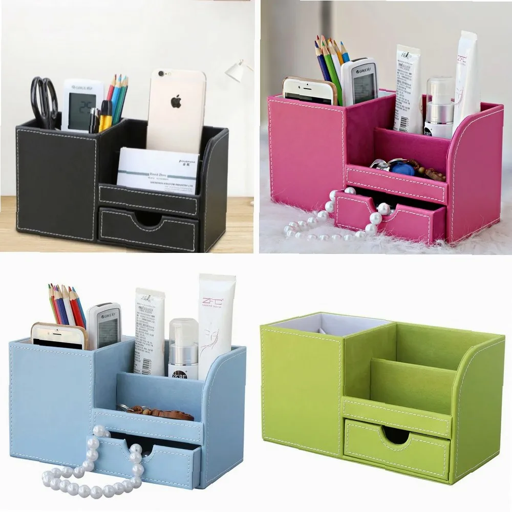 Leather Pu Pen Holder Multifunctional Storage Box Remote Storage Box Office Desktop Stationery Storage Sorting Box
Leather Pu Pen Holder Multifunctional Storage Box Remote Storage Box Office Desktop Stationery Storage Sorting Box