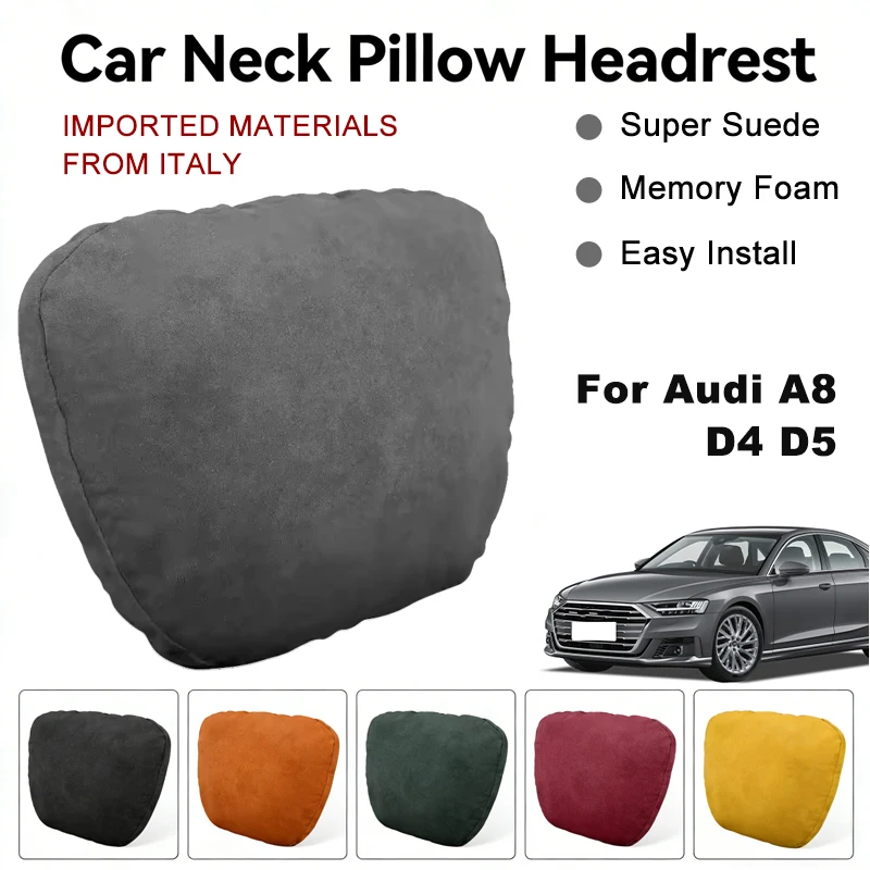Italy Suede Car Neck Rest Pillow For Audi A8 D4 D5 Seat Head Neck Support Cushion Auto Interior Accessories
Italy Suede Car Neck Rest Pillow For Audi A8 D4 D5 Seat Head Neck Support Cushion Auto Interior Accessories