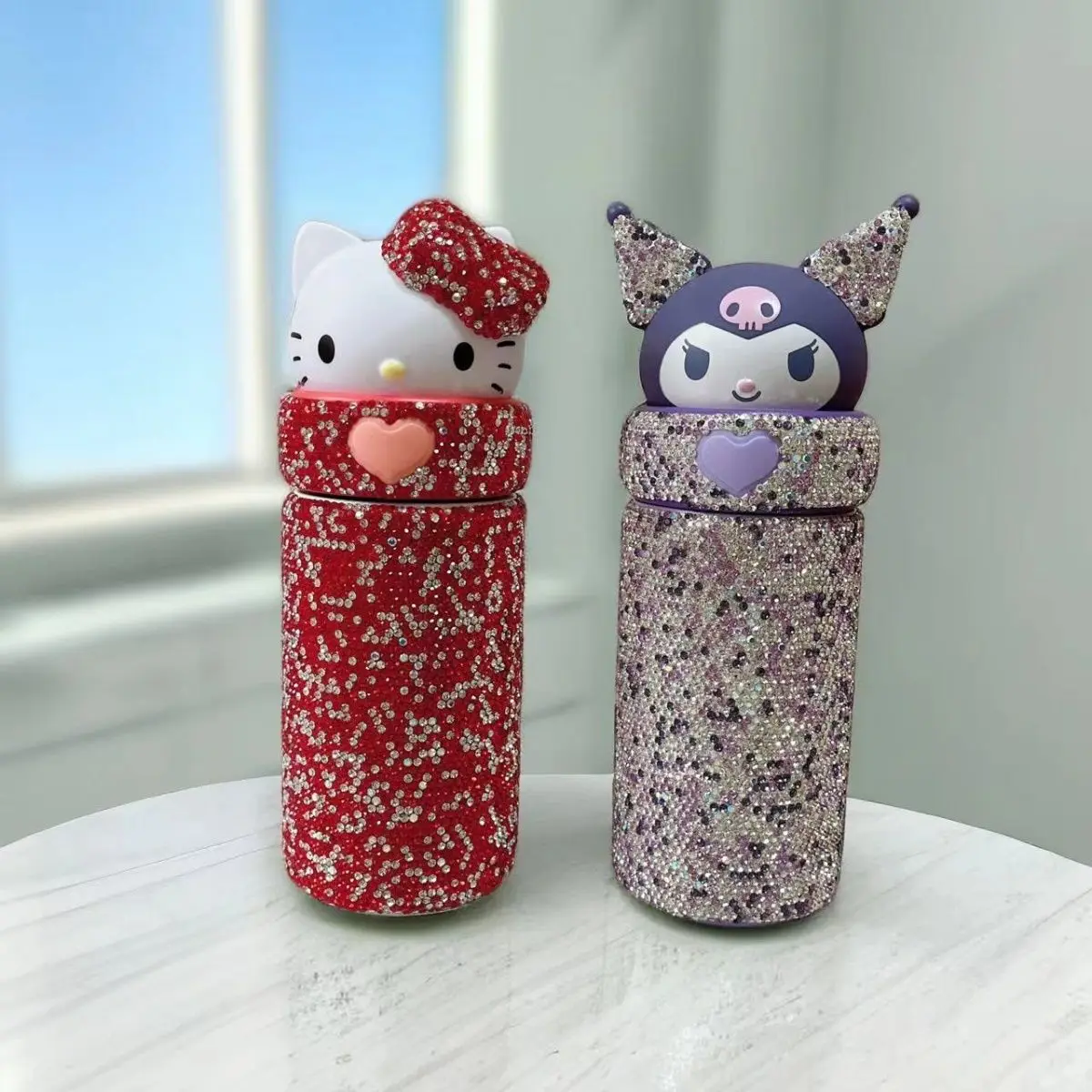 Anime Sanrio Kuromi Large Caliber Thermos Cup 316 Stainless Steel Portable Water Bottle for Girls Daily Carry Kawaii Lovely Cute
Anime Sanrio Kuromi Large Caliber Thermos Cup 316 Stainless Steel Portable Water Bottle for Girls Daily Carry Kawaii Lovely Cute