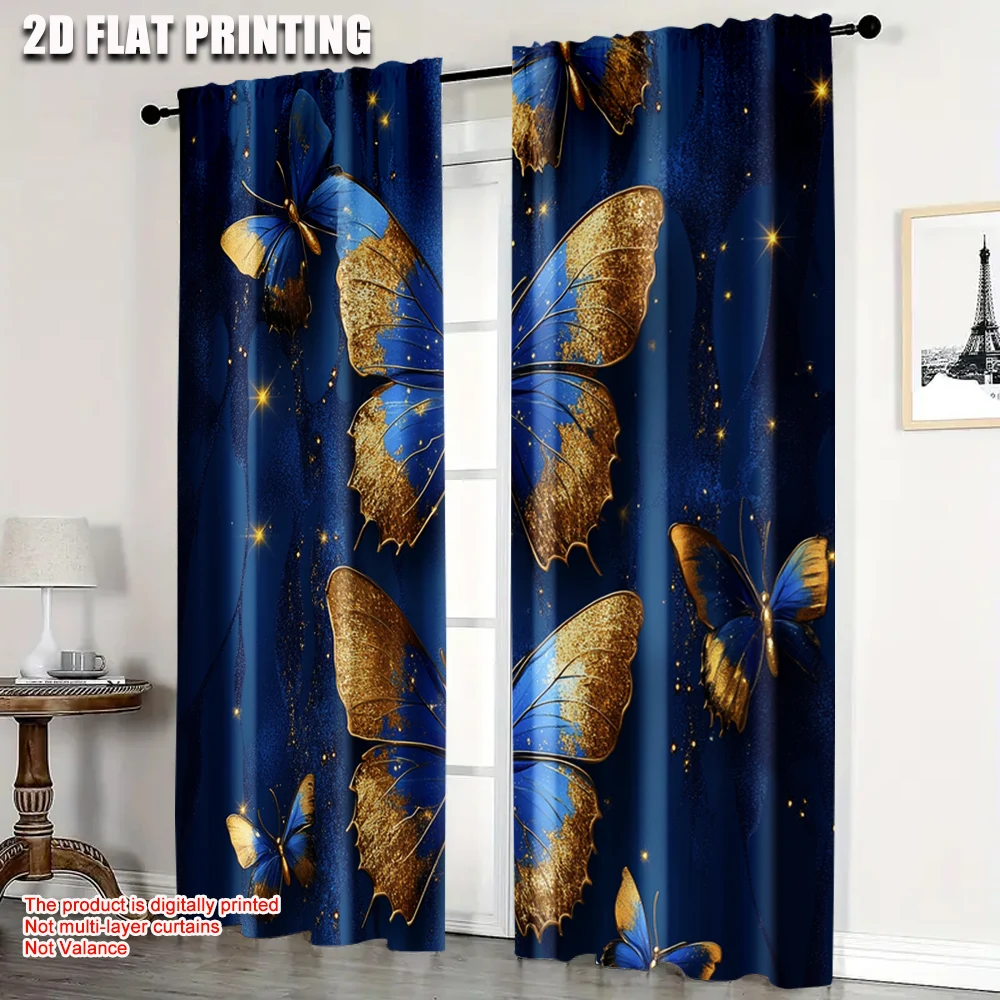 2pcs, Minimalist Curtains 2D print Art Deco Butterfly Fabric (without rod) Art Deco Festive Ldeal for Various Rooms,
2pcs, Minimalist Curtains 2D print Art Deco Butterfly Fabric (without rod) Art Deco Festive Ldeal for Various Rooms,