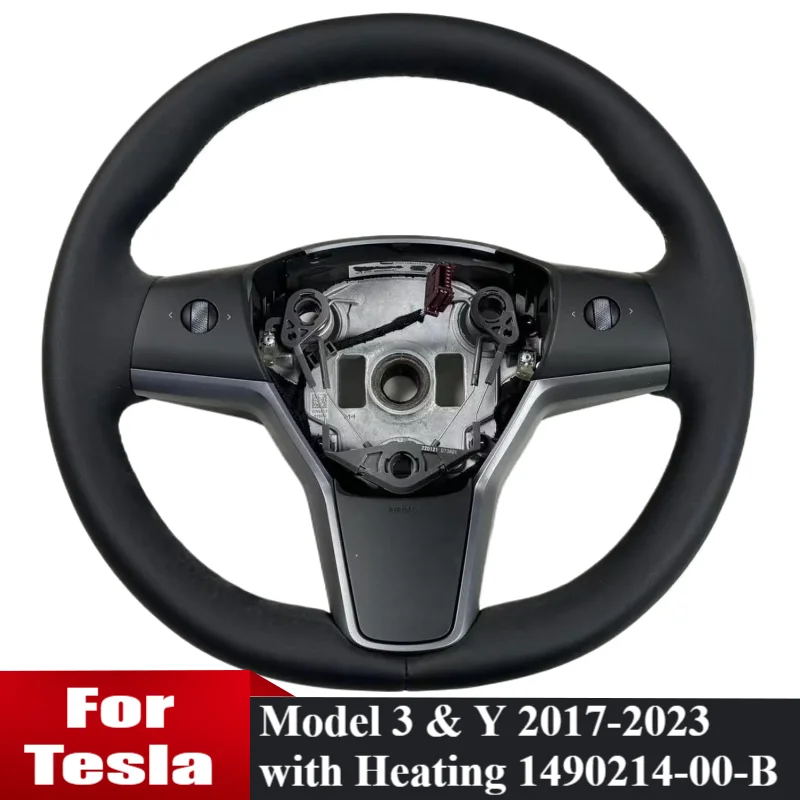 Рулевое колесо с подогревом для Tesla Model 3 Model Y 2017-2023, автомобильный руль из искусственной кожи с функцией подогрева 1490214 -00-Б
Рулевое колесо с подогревом для Tesla Model 3 Model Y 2017-2023, автомобильный руль из искусственной кожи с функцией подогрева 1490214 -00-Б