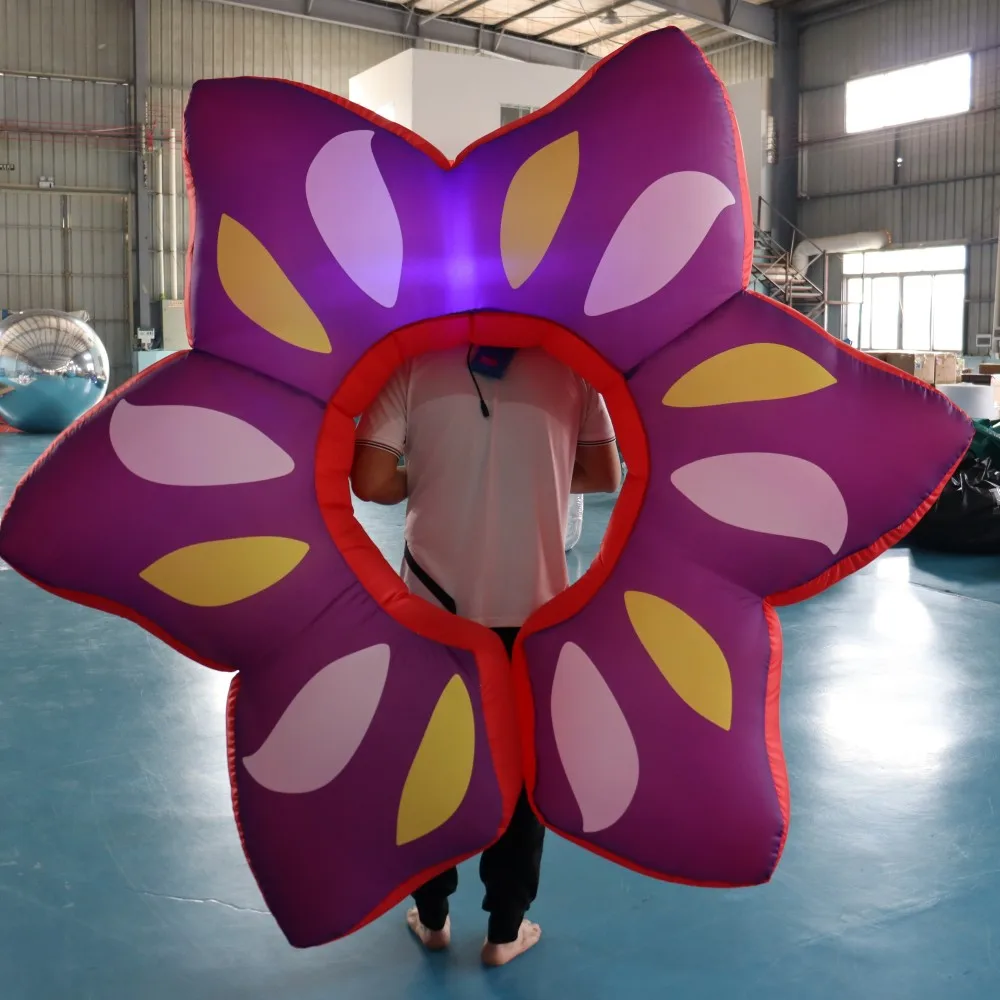 2m Dia. Inflatable Flower Backpack Decorations Inflatable Flowers Costume Performance For Stage Events Show Bar Decor
2m Dia. Inflatable Flower Backpack Decorations Inflatable Flowers Costume Performance For Stage Events Show Bar Decor