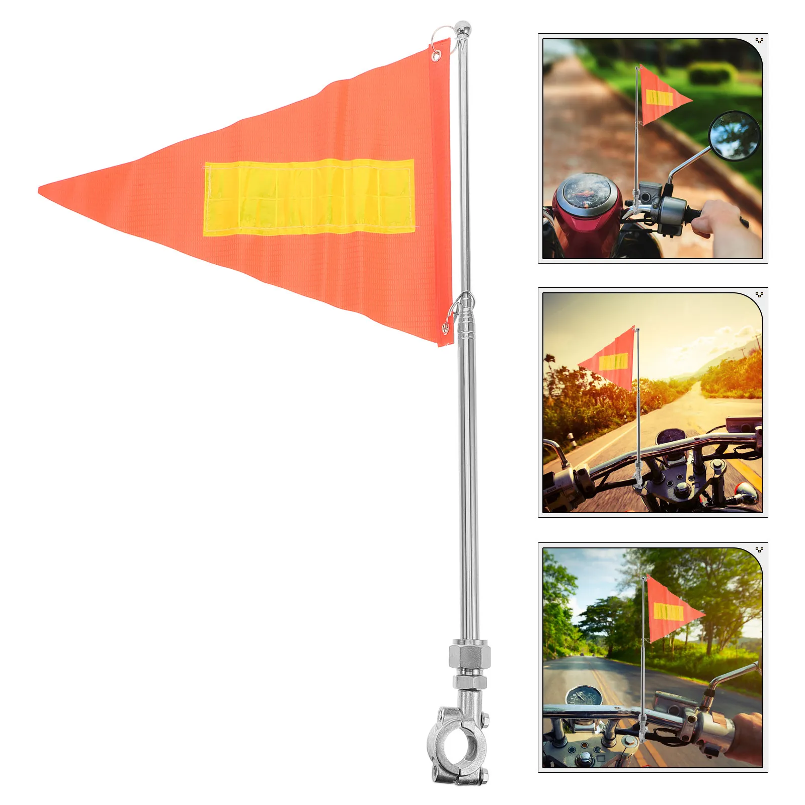 Reflective Adjustable Bicycle Motorcycle Flag Pole Safety Bike Flag for Off Road Trailer Visibility and Riding Safety
Reflective Adjustable Bicycle Motorcycle Flag Pole Safety Bike Flag for Off Road Trailer Visibility and Riding Safety