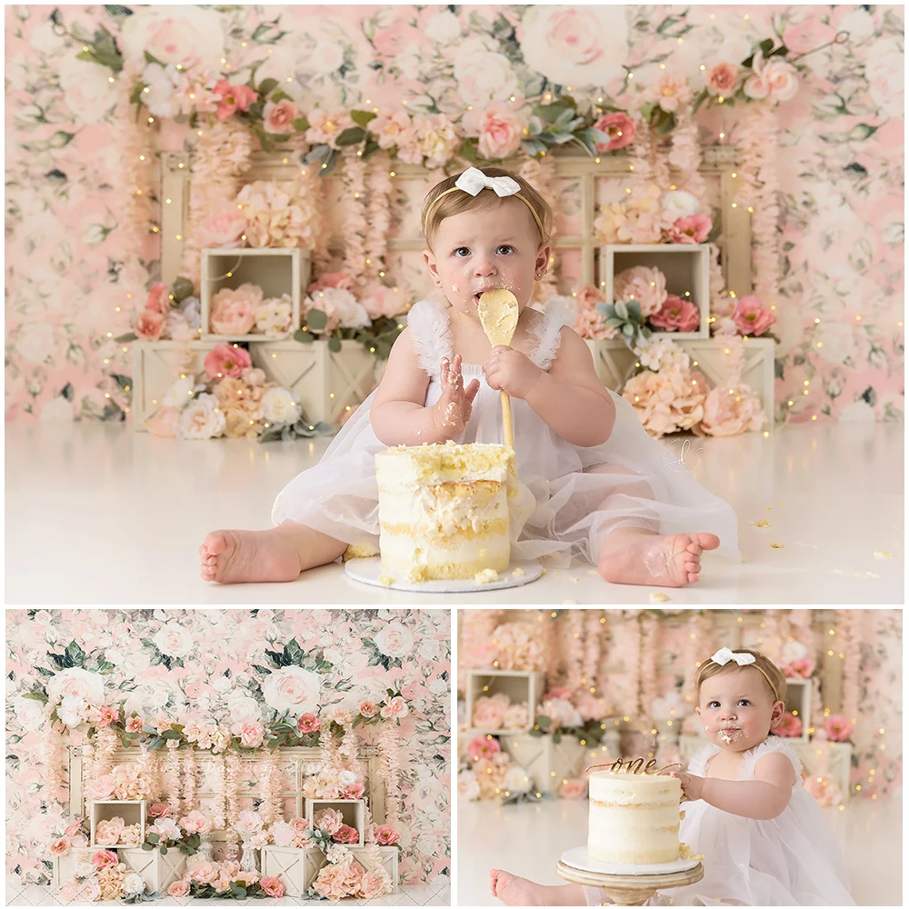 Blushing Beauty Photography Backdrop Spring Pink Flowers Photo Background Princess Girl Cake Smash Birthday Photo Studio Props
Blushing Beauty Photography Backdrop Spring Pink Flowers Photo Background Princess Girl Cake Smash Birthday Photo Studio Props