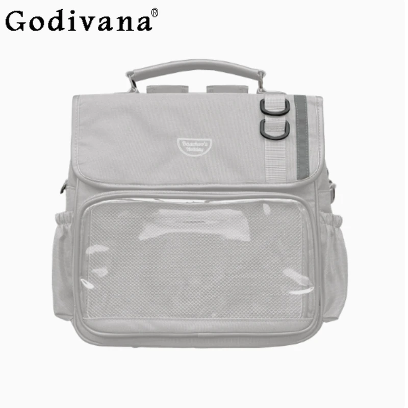 Original College Student Y2k Itabag Girls Women's Large Capacity Solid Color Backpack Female Casual Versatile Messenger Bags
Original College Student Y2k Itabag Girls Women's Large Capacity Solid Color Backpack Female Casual Versatile Messenger Bags