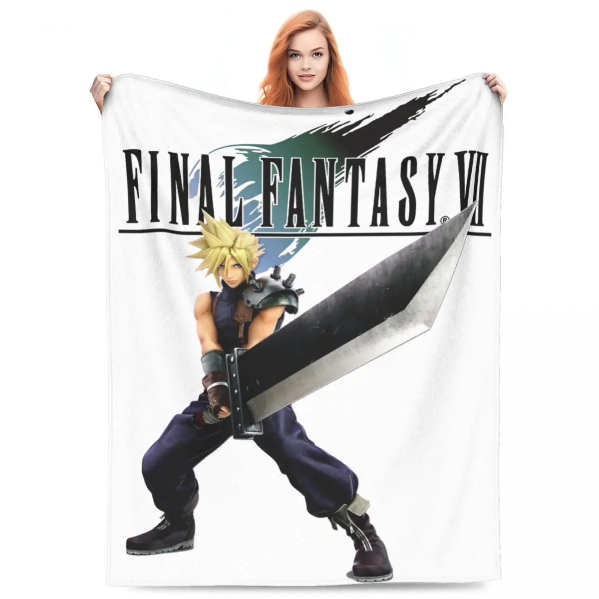 Cloud Strife Final Fantasy VII Blankets Flannel Textile Decor FF7 Games Cozy Soft Throw Blankets for Bedding Travel Bedspreads
Cloud Strife Final Fantasy VII Blankets Flannel Textile Decor FF7 Games Cozy Soft Throw Blankets for Bedding Travel Bedspreads