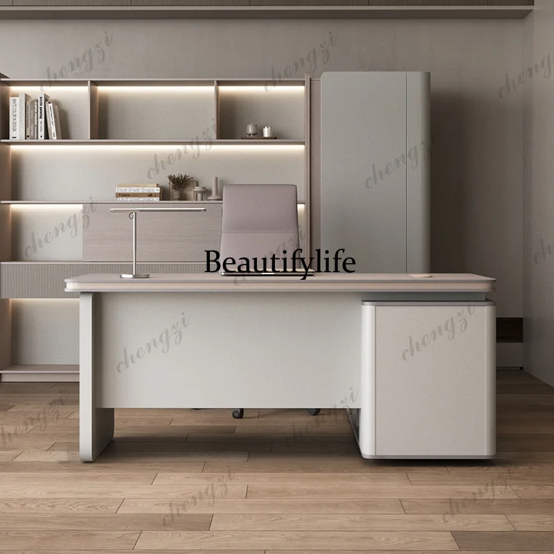 Modern Simple Office Desk Italian Minimalist President Designer L Shape Desk Boss Advanced Office Furniture K182
Modern Simple Office Desk Italian Minimalist President Designer L Shape Desk Boss Advanced Office Furniture K182