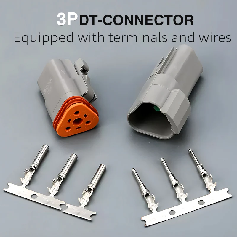 5/10/100 Sets Deutsch Type Connector Male Female Waterproof DT Connectors 3-Pin Dt04-3p Dt06-3s ,Sealable,3 Position
5/10/100 Sets Deutsch Type Connector Male Female Waterproof DT Connectors 3-Pin Dt04-3p Dt06-3s ,Sealable,3 Position