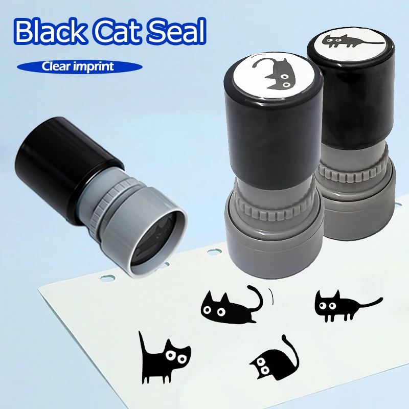 4 Styles Lovely Small Black Cat Stamp Cute Cartoon Black Kitten Stamps DIY Scrapbooking Decoration Diary Collage Stationery
4 Styles Lovely Small Black Cat Stamp Cute Cartoon Black Kitten Stamps DIY Scrapbooking Decoration Diary Collage Stationery