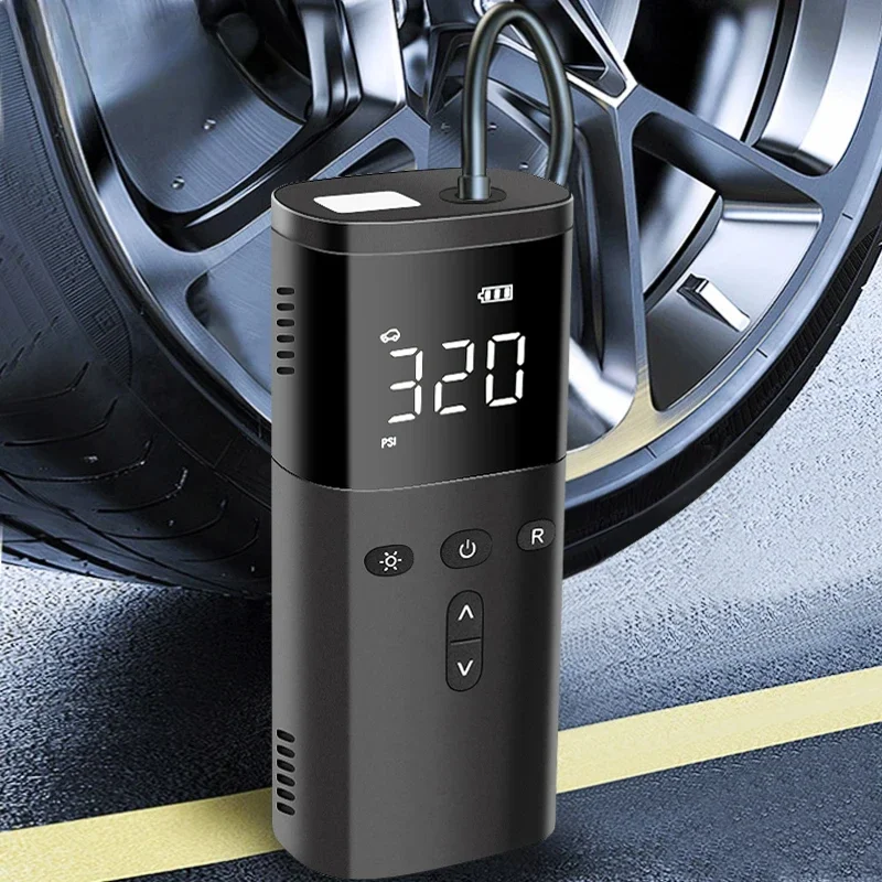 Wireless Car Tire Inflator – Rechargeable Mini Air Compressor with LED Light & Power Bank for Cars/Bikes
Wireless Car Tire Inflator – Rechargeable Mini Air Compressor with LED Light & Power Bank for Cars/Bikes