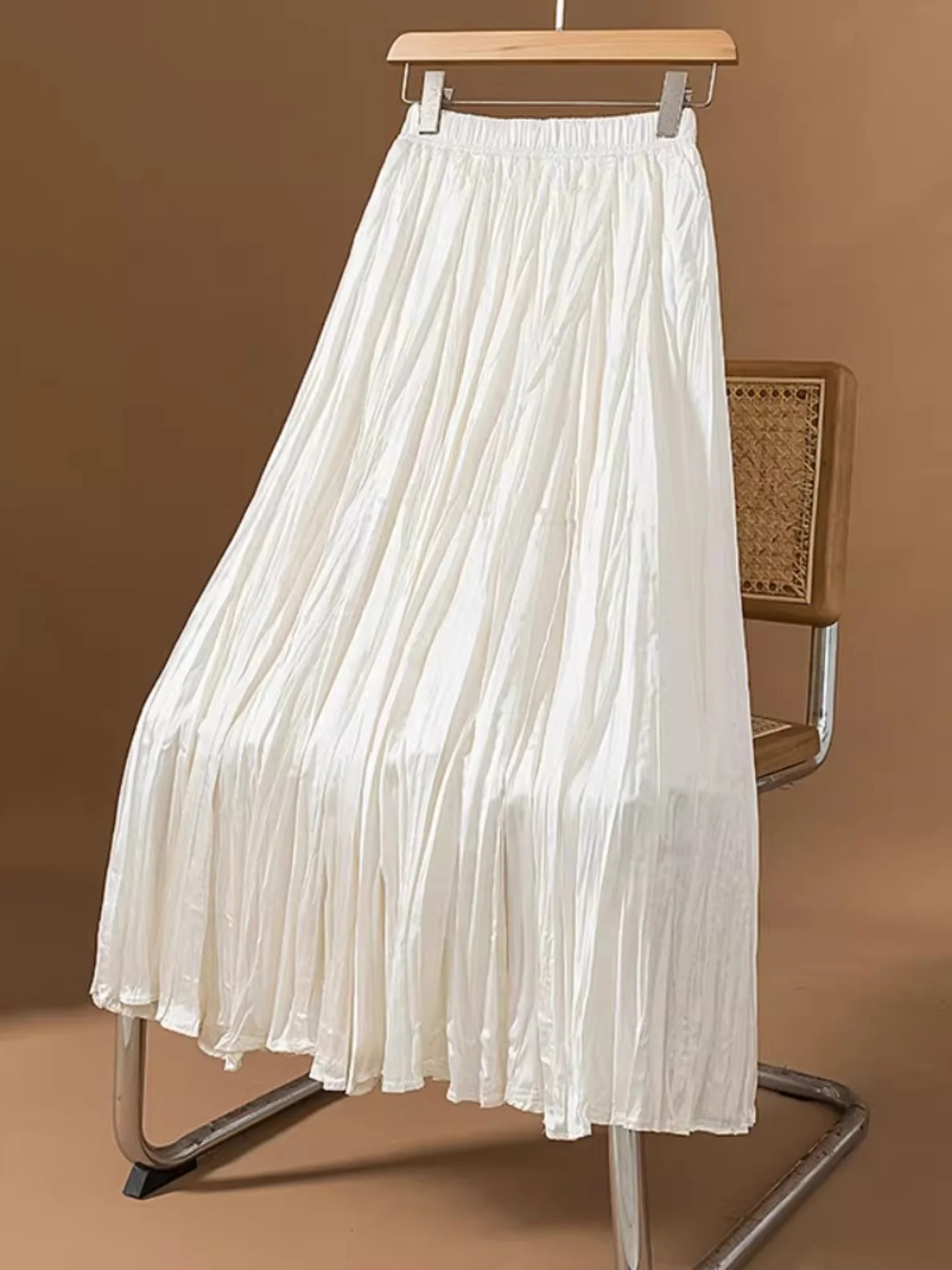 Юбка миди с высокой талией для похудения, ультра-комфортная, плиссированная, А-силуэт, корейский стиль, большие размеры, эластичная талия, скрывающая бедра
Юбка миди с высокой талией для похудения, ультра-комфортная, плиссированная, А-силуэт, корейский стиль, большие размеры, эластичная талия, скрывающая бедра