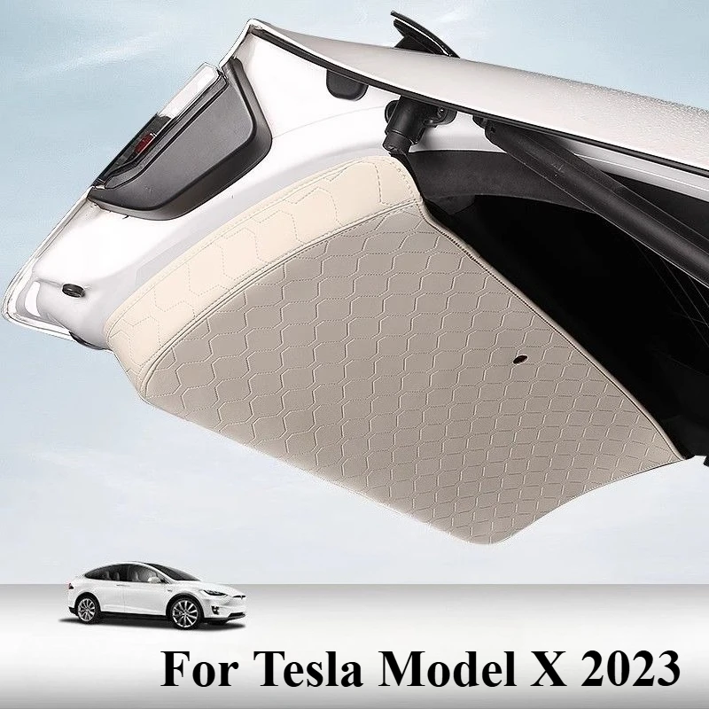 For Tesla Model X 2023 Rear Trunk Tailgate Anti Kick Pad Leather Scratch Resistant Trunk Boot Protective Pad Accessories
For Tesla Model X 2023 Rear Trunk Tailgate Anti Kick Pad Leather Scratch Resistant Trunk Boot Protective Pad Accessories