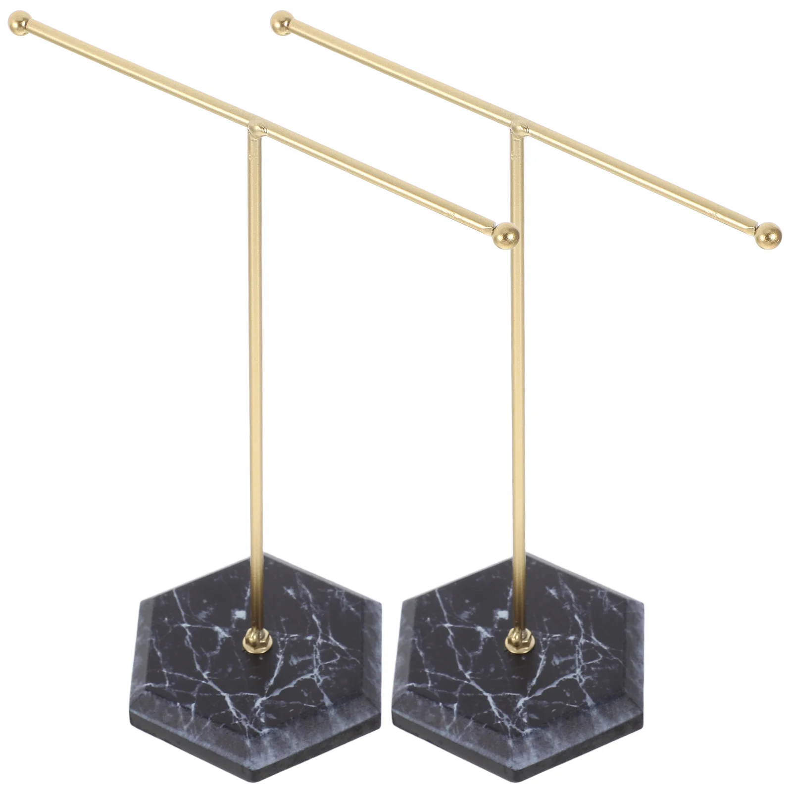 2pcs Jewelry Organizer Stand T-Shaped Display Holder For Bracelets Necklaces Bangle Storage Iron Base Tabletop Vanity Display
2pcs Jewelry Organizer Stand T-Shaped Display Holder For Bracelets Necklaces Bangle Storage Iron Base Tabletop Vanity Display