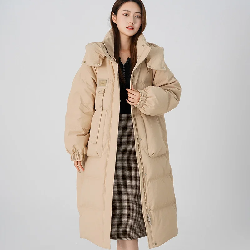 2024 Korean Jacket Women Coat Winter X-long Parkas Solid Hooded Thicken Warm Female Snow Wear Coat Padded Loose Clothes
2024 Korean Jacket Women Coat Winter X-long Parkas Solid Hooded Thicken Warm Female Snow Wear Coat Padded Loose Clothes