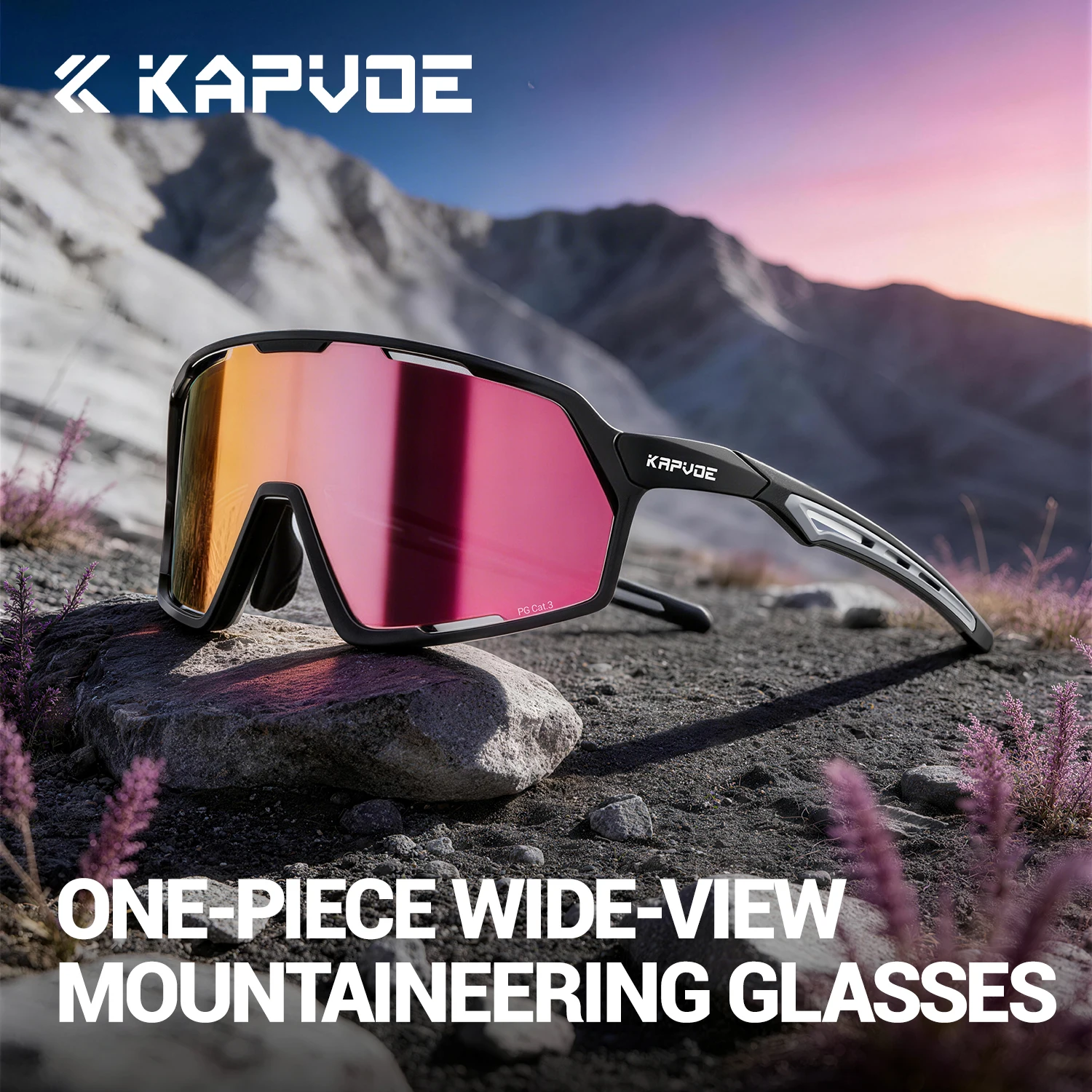 KAPVOE Polarized Sports Sunglasses UV400 Unisex Anti Glare MTB Bike Glasses Fishing Cycling Driving Camping Hiking Skateboard
KAPVOE Polarized Sports Sunglasses UV400 Unisex Anti Glare MTB Bike Glasses Fishing Cycling Driving Camping Hiking Skateboard