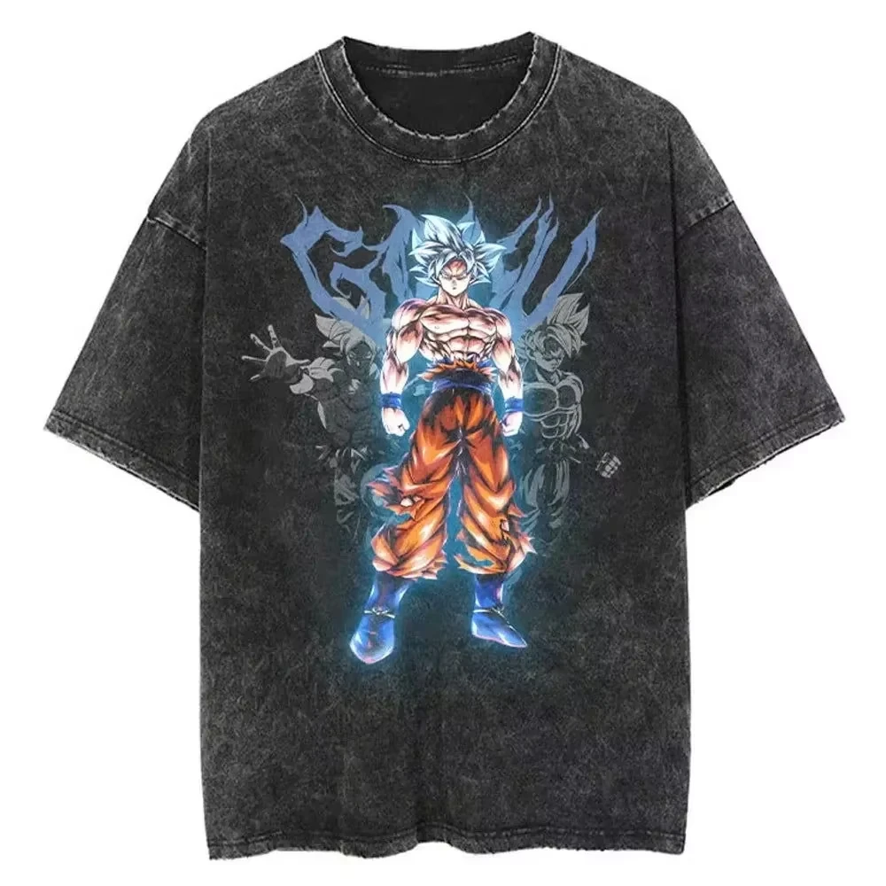 2026 new Oversized Dragon Ball Goku Washed Summer T-Shirt, Retro Distressed Anime Streetwear, Classic DBZ Super Saiyan Tee
2026 new Oversized Dragon Ball Goku Washed Summer T-Shirt, Retro Distressed Anime Streetwear, Classic DBZ Super Saiyan Tee