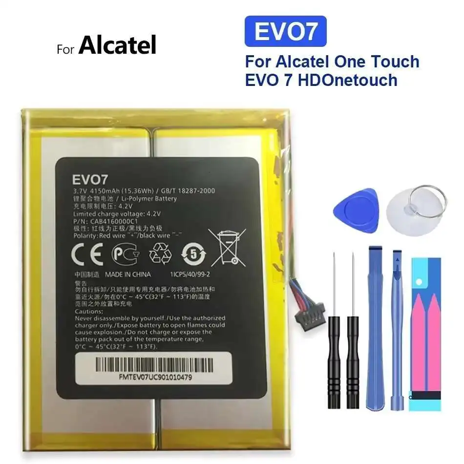 Надежный аккумулятор емкостью 4150 мАч для планшета Alcatel One Touch EVO 7 HD
Надежный аккумулятор емкостью 4150 мАч для планшета Alcatel One Touch EVO 7 HD