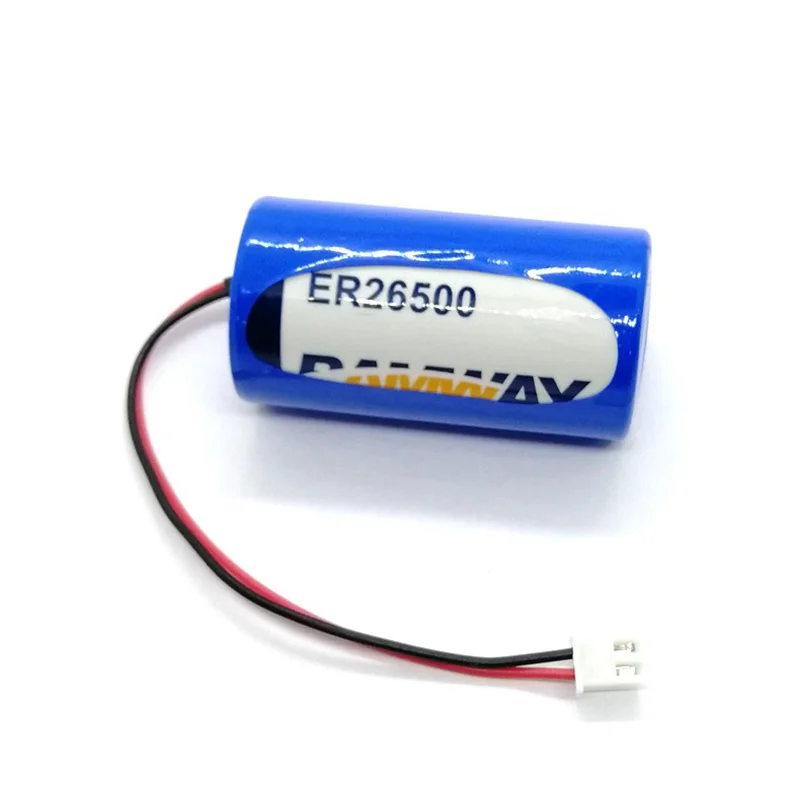ER26500 3.6V lithium battery with XH2.54 plug for intelligent water meter, gas meter, flow meter, GPS locator, PLC servo
ER26500 3.6V lithium battery with XH2.54 plug for intelligent water meter, gas meter, flow meter, GPS locator, PLC servo